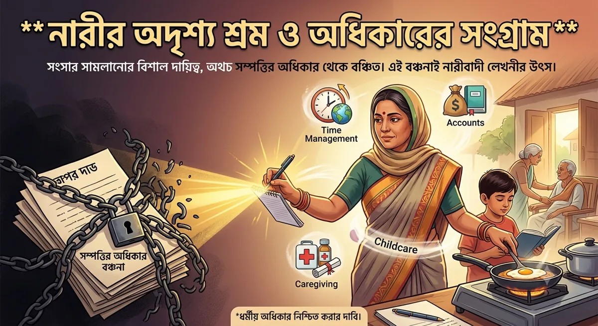 অদৃশ্য শ্রমের মূল্যায়ন এবং নারীর ধর্মীয় অধিকার: একটি সামাজিক অনুধাবন