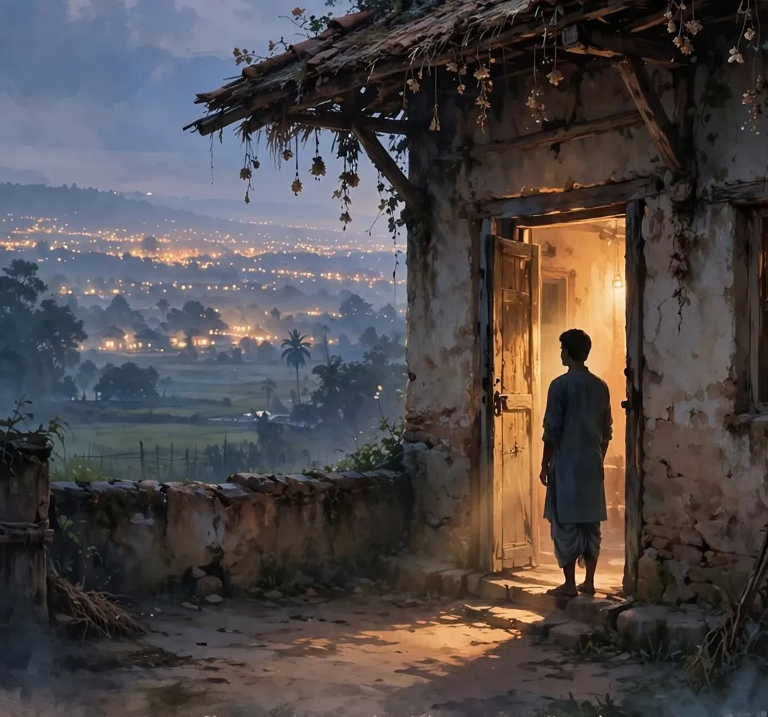 শহর আর গ্রামের দূরত্ব