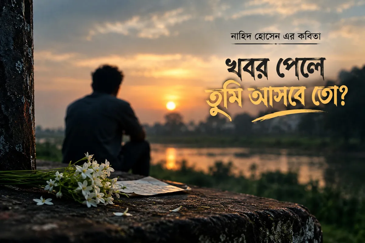 খবর পেলে তুমি আসবে তো?