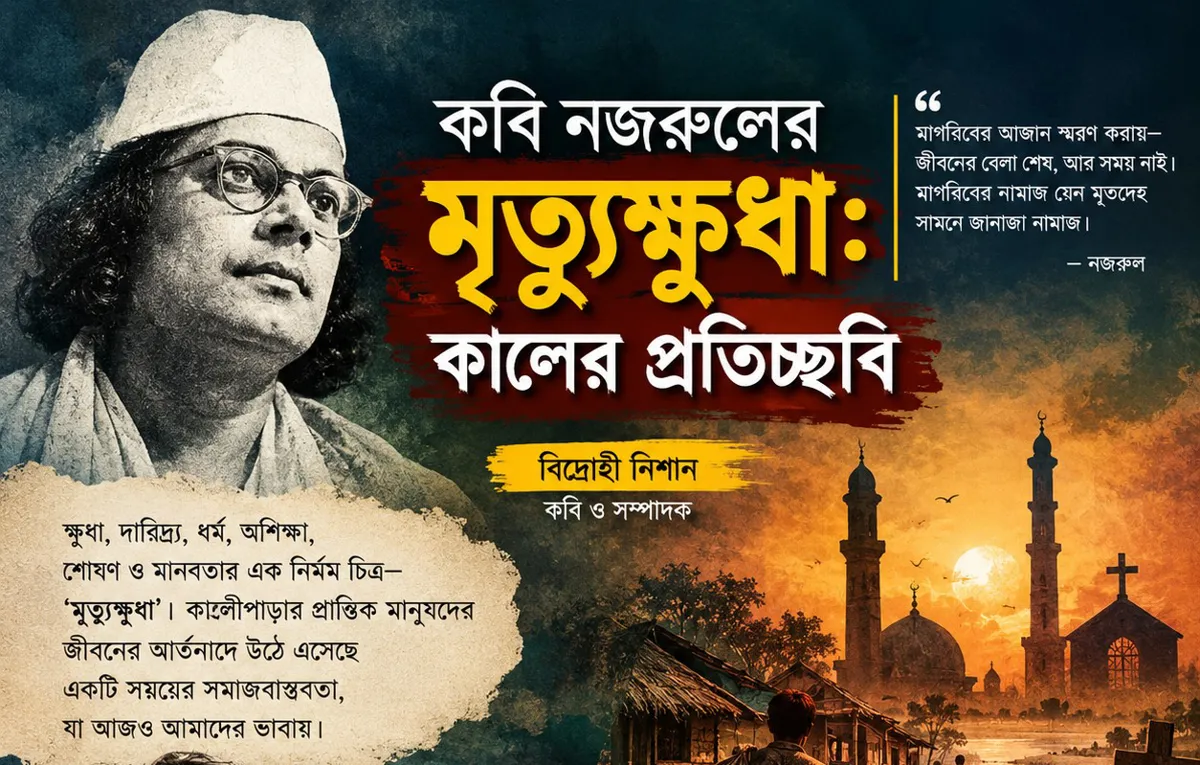 কবি নজরুলের ‘মৃত্যুক্ষুধা’: কালের প্রতিচ্ছবি